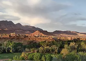 turistipercaso Marocco_Tinghir_al_tramonto