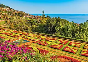 turistipercaso Botanical garden in Funchal, Madeira, Portugal.