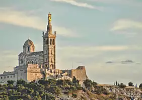 turistipercaso Our Lady of the Guard is Byzantine basilica architecture