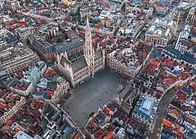 turistipercaso Cityscape of Brussels, Belgium