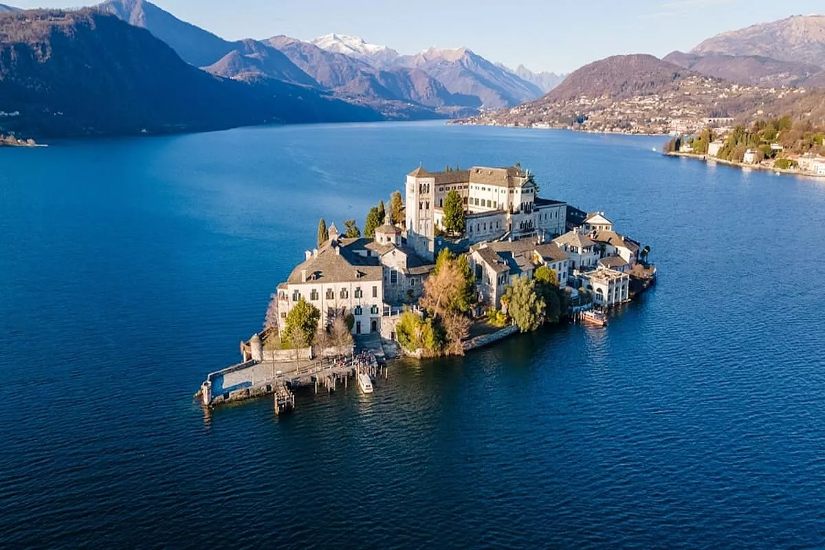 Vista spettacolare sul Lago d'Orta