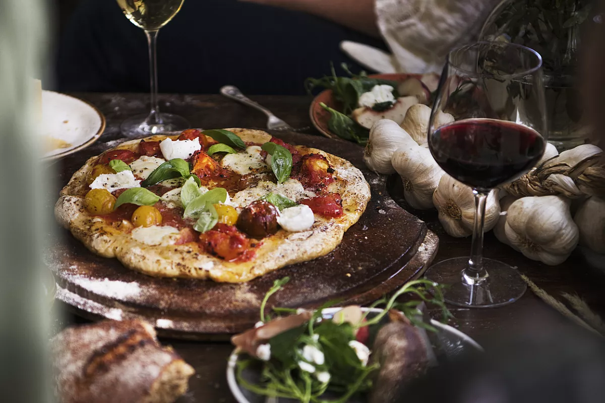 Pizza e vino