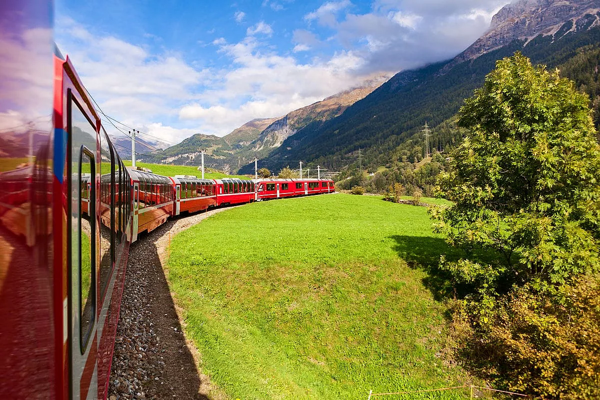 treno rosso del bernina