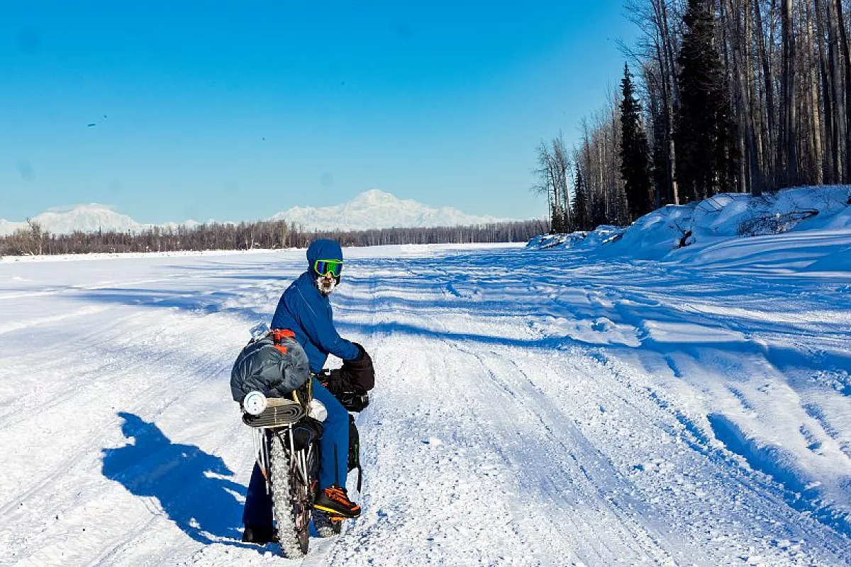Alex Bellini in Alaska, Eyes on Ice