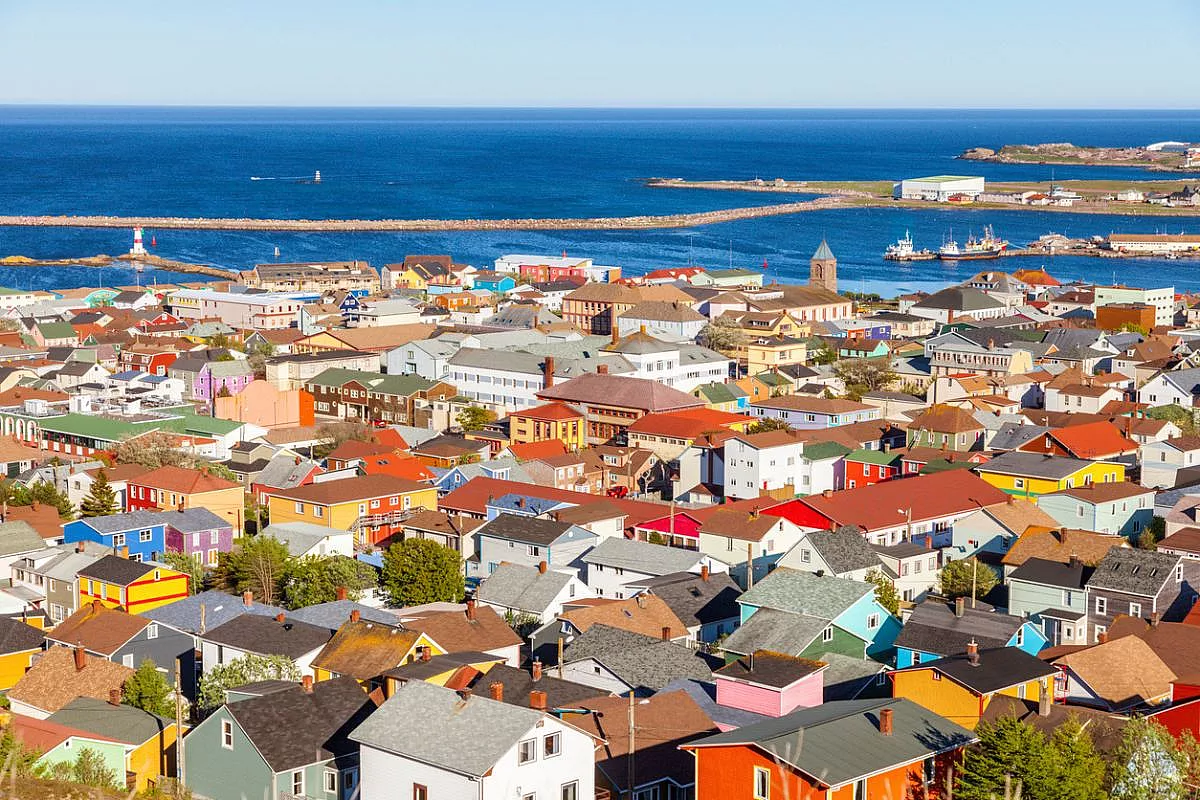 Saint Pierre et Miquelon - panorama di Saint Pierre
