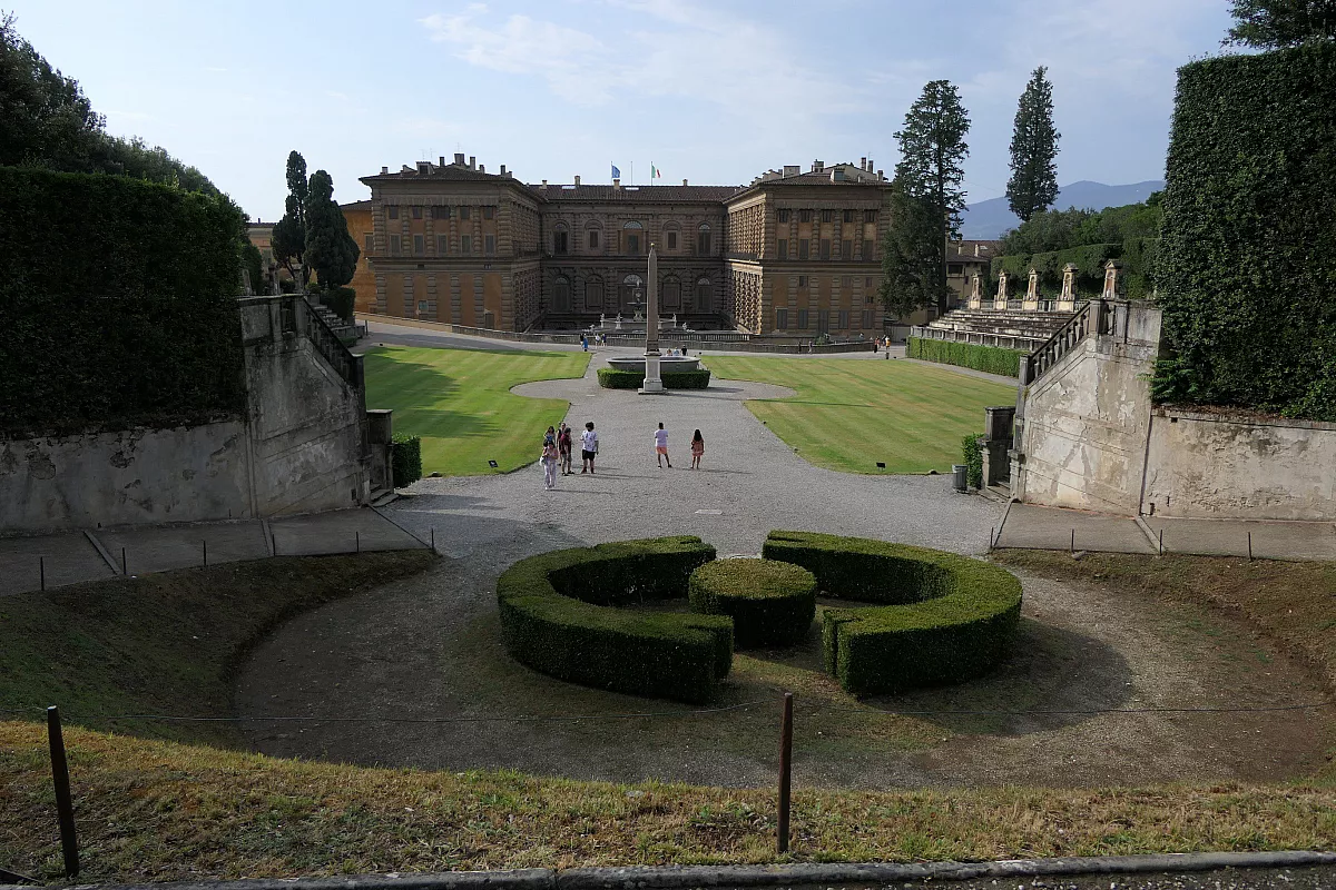 Palazzo Pitti visto dal Giardino di Boboli