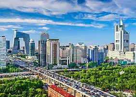 turistipercaso Beijing, China cityscape at the CBD.