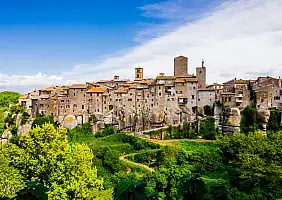 turistipercaso Panoramic,View,Of,Vitorchiano,,One,Of,The,Most,Beautiful,Medieval