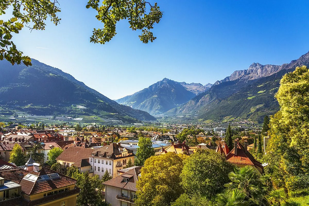 Merano dalla Passeggiata Tappeiner
