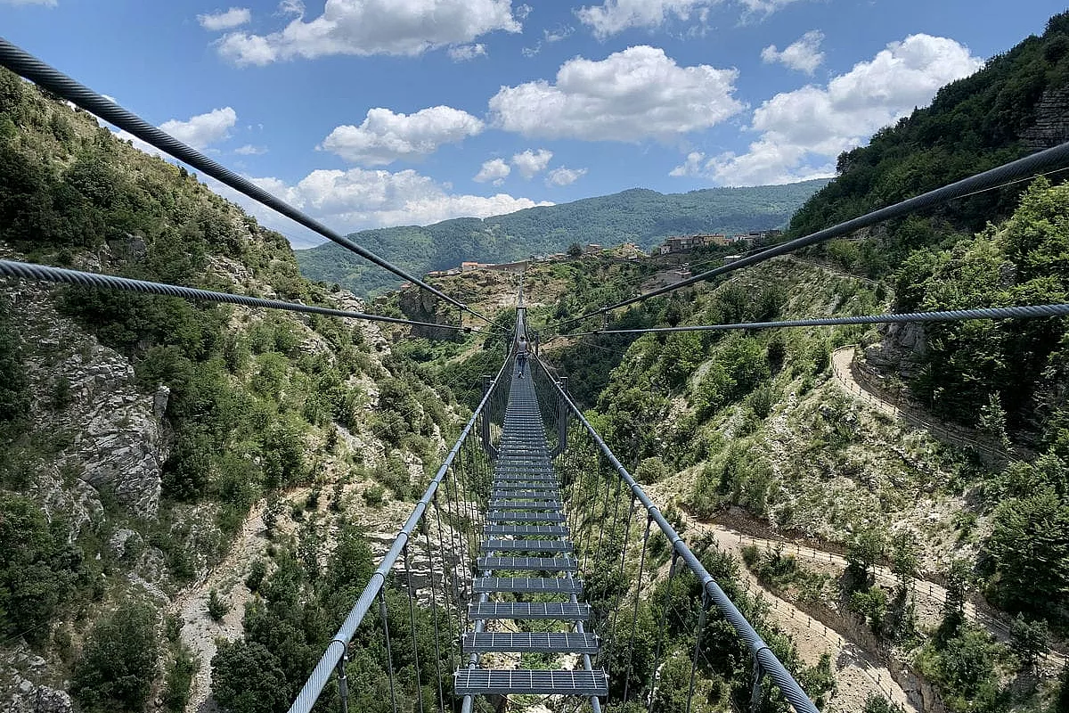 Ponte tibetano di Castelsaraceno