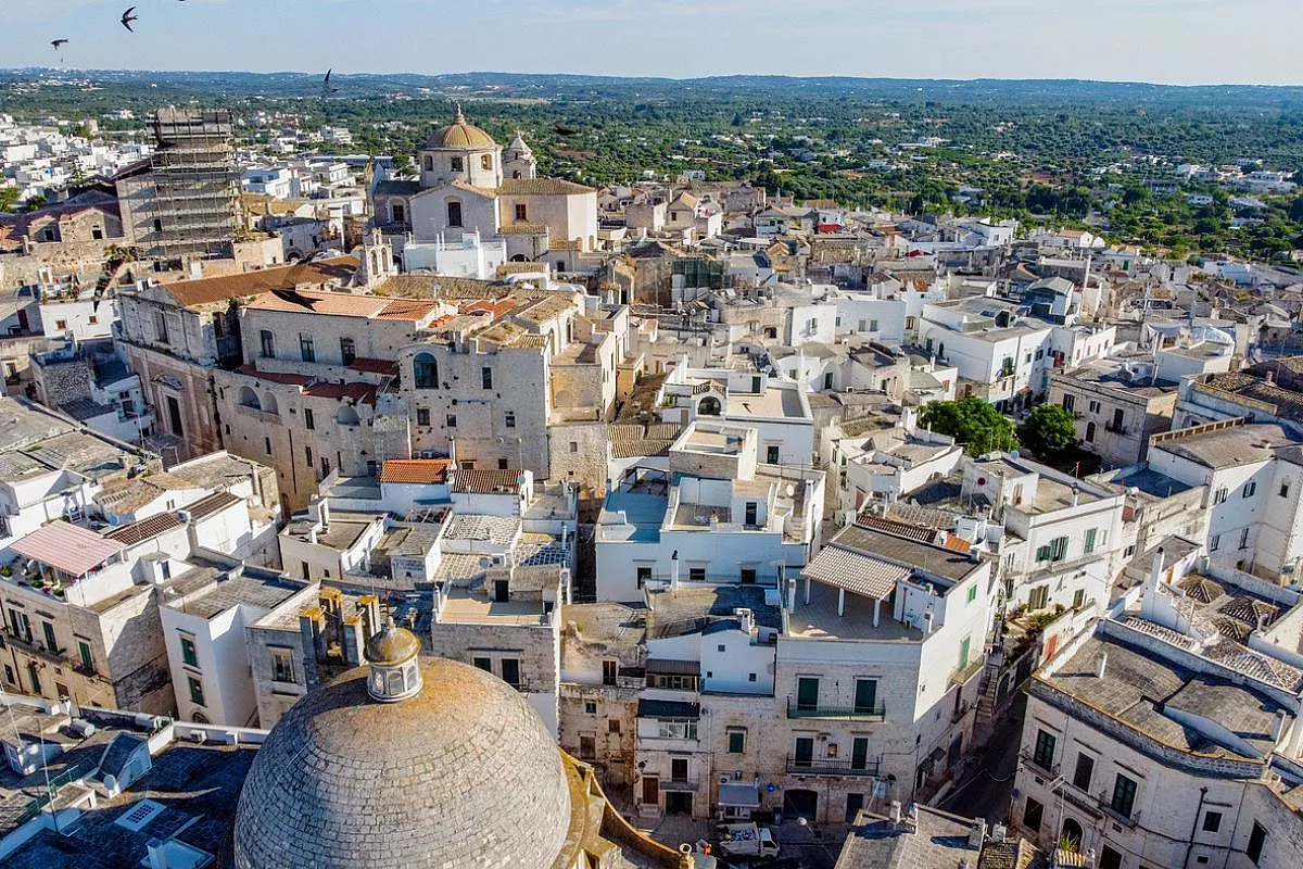 Ceglie Messapica dall'alto