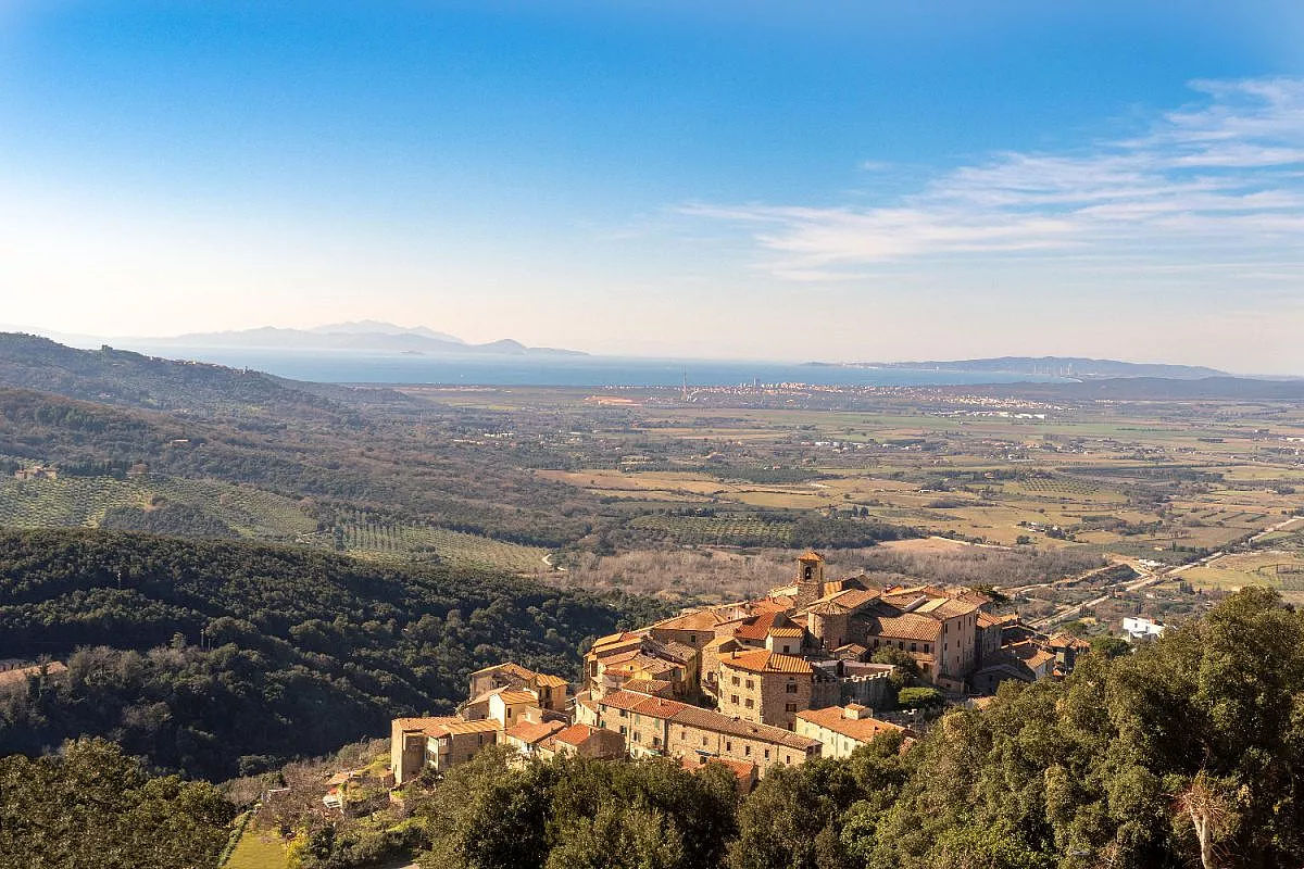 Gavorrano, panorama visto dal Monte Calvo