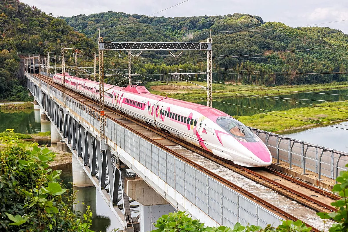 treno di hello kitty