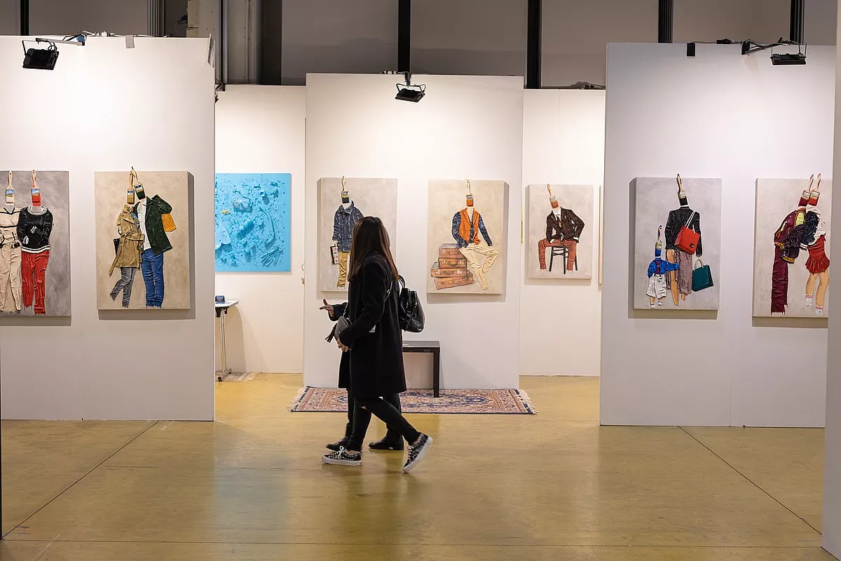 Una mostra d'arte in Italia