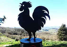 turistipercaso 6 - il Gallo Nero simbolo del Chianti