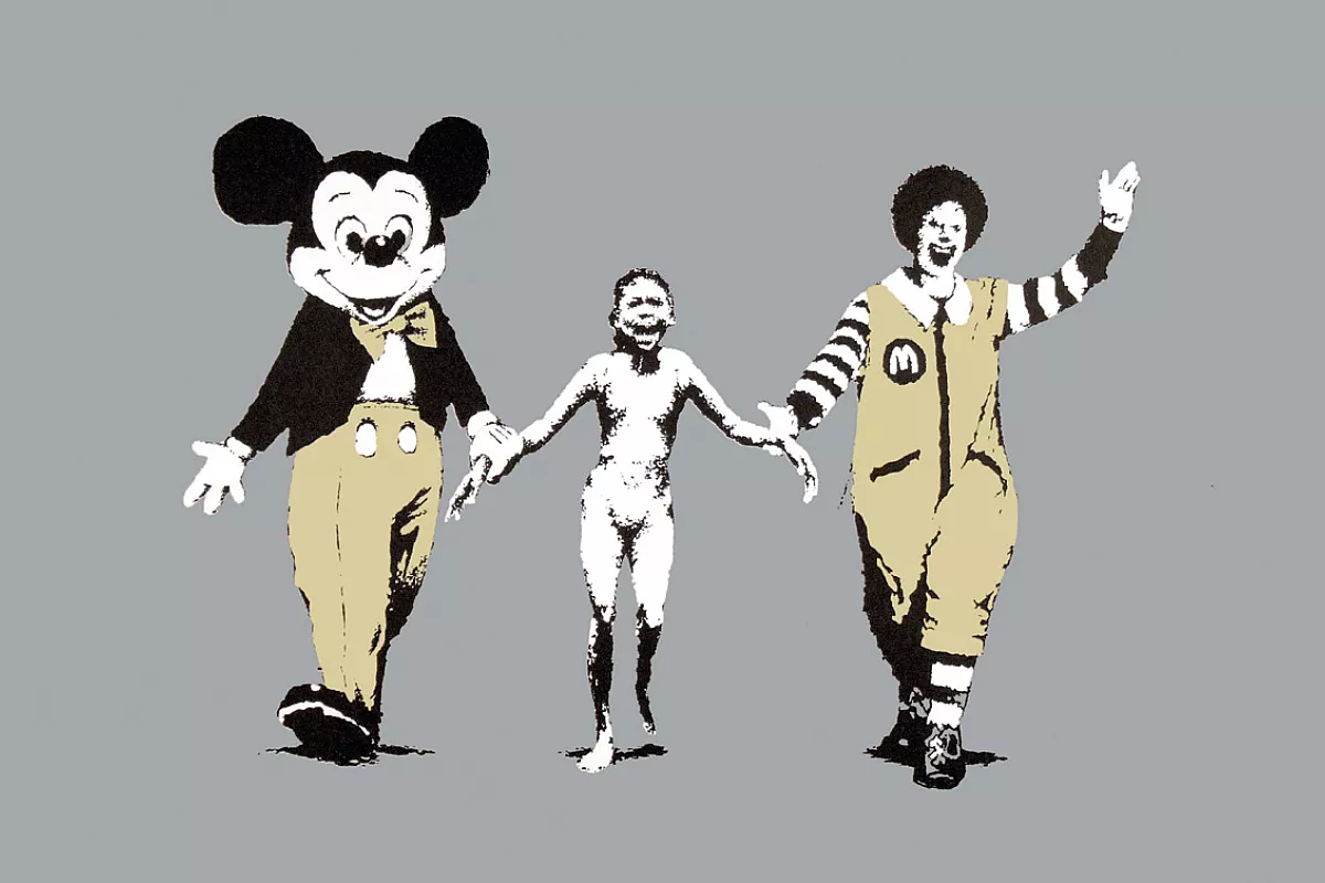 BANKSY-Napalm-serigrafia-su-carta-2004