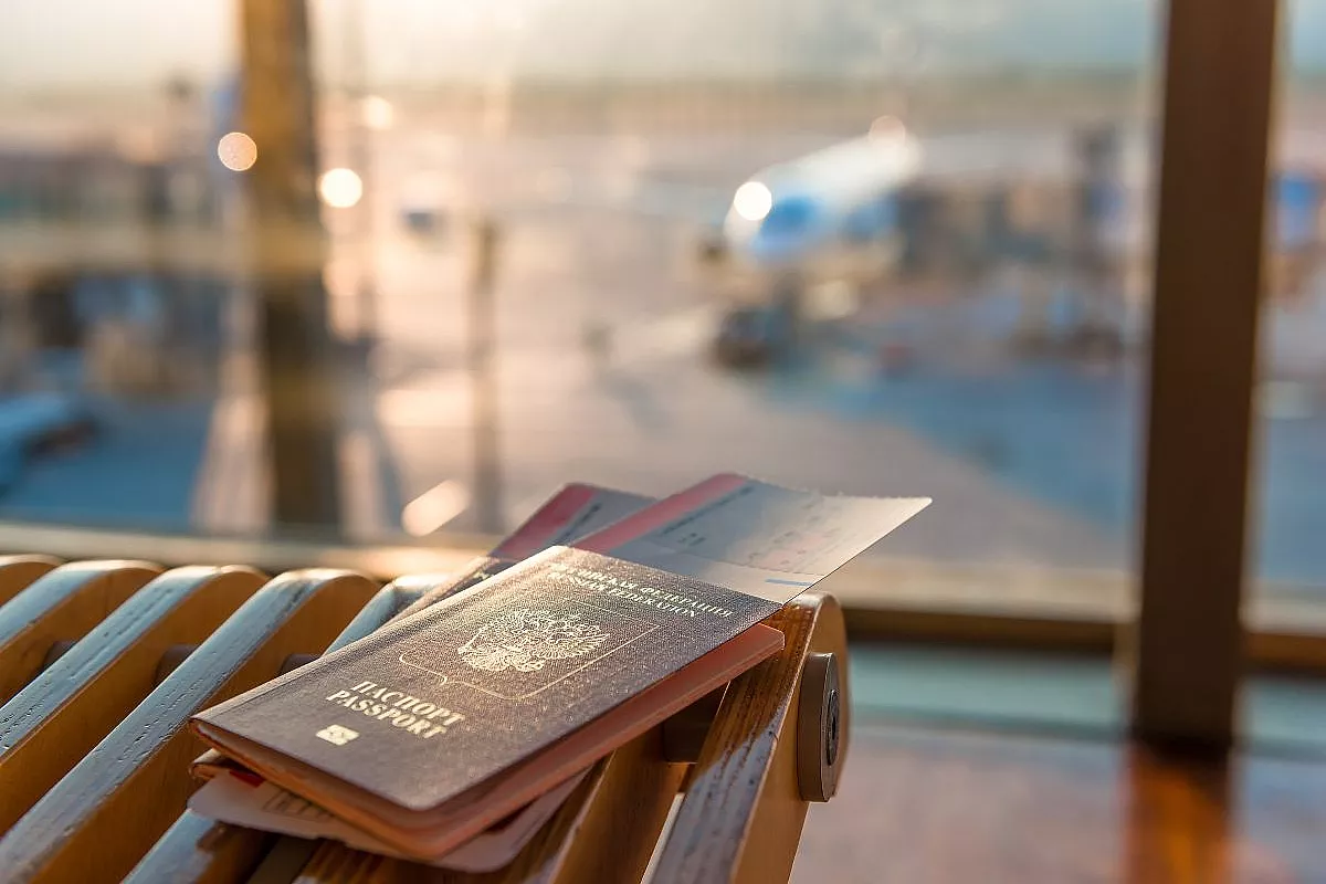 passaporto in aeroporto