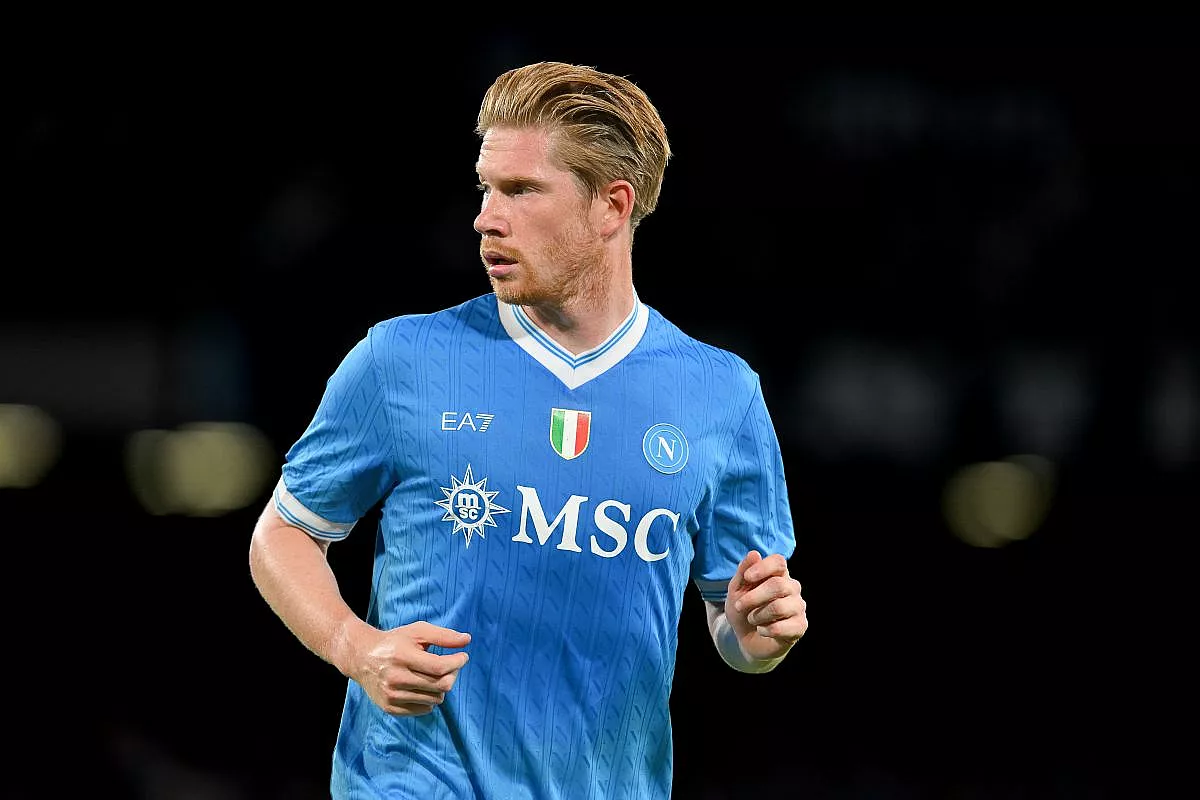 Kevin De Bruyne con la maglia del Napoli
