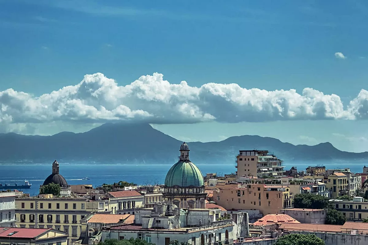 Ascensore di Monte Echia - Panorama su Napoli