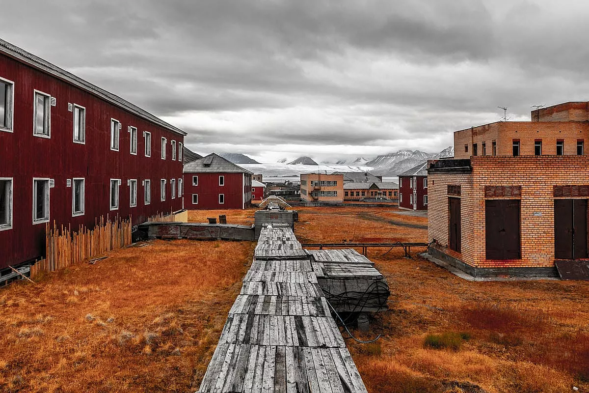Pyramiden nelle Svalbard