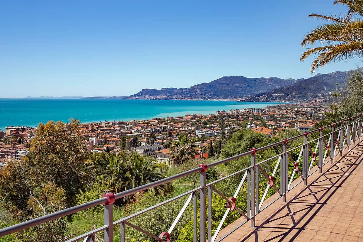 È la capitale italiana della mimosa: qui a fine inverno tutto il paesaggio si colora di giallo