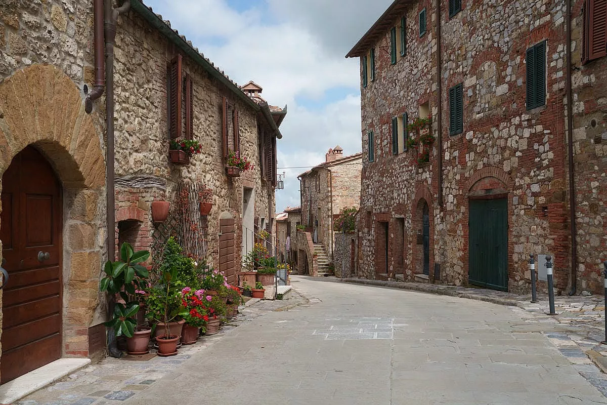 Montefollonico in Toscana