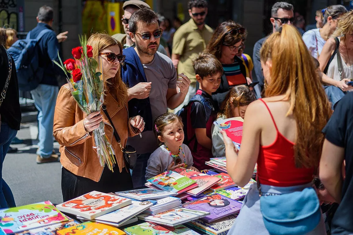 Barcellona festa di Saint Jordi