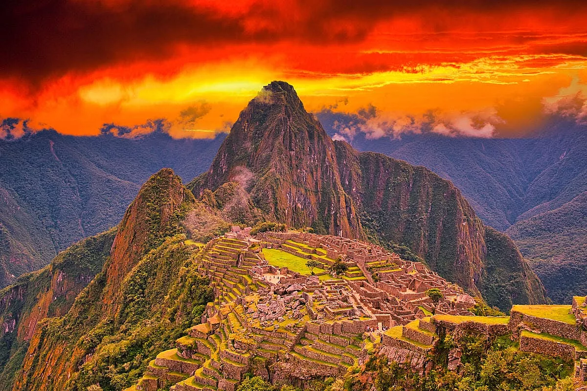 Machu Picchu in Perù