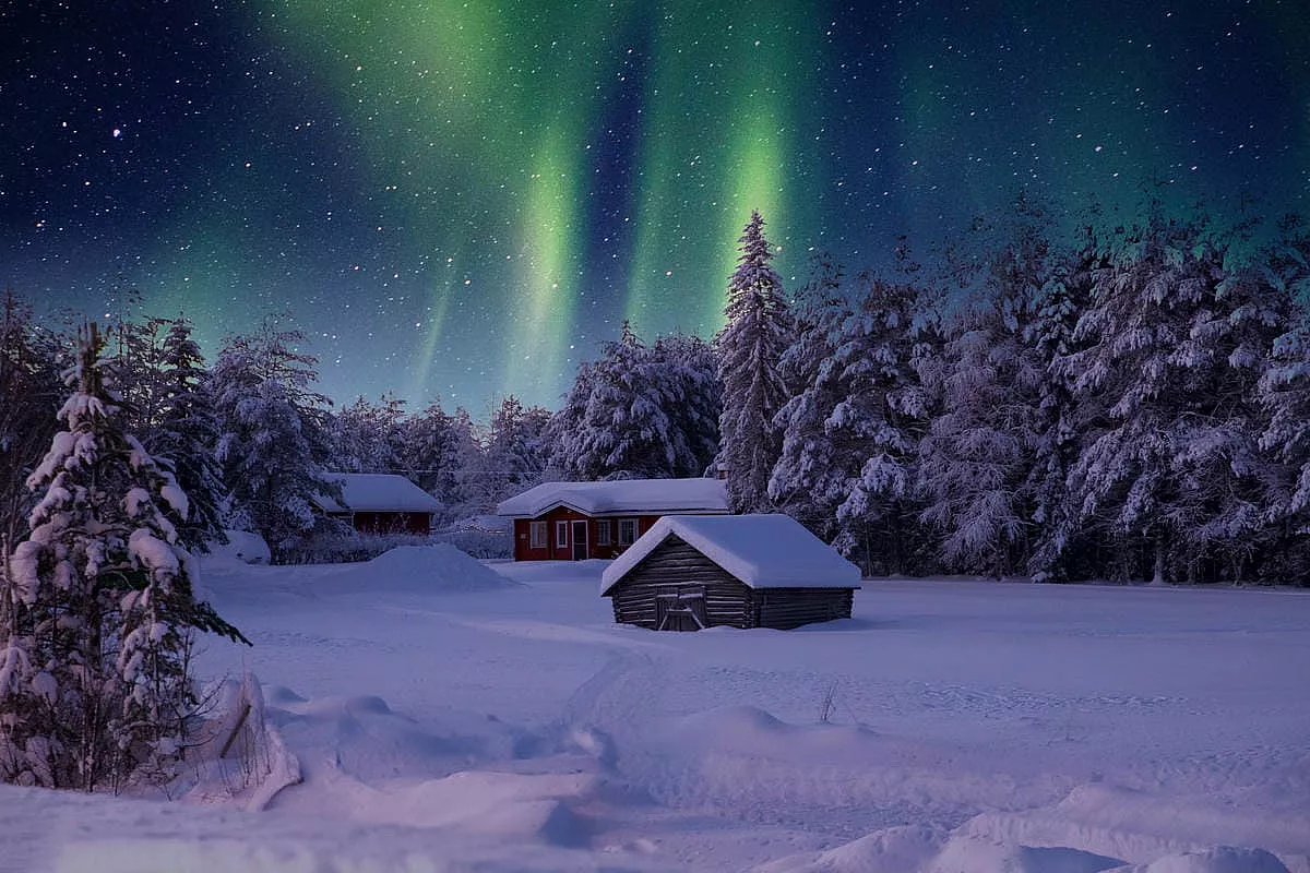 Aurora boreale a Rovaniemi
