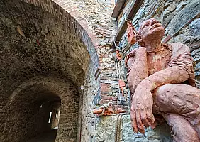 turistipercaso 5 - Primo giorno - La statua di Filippo Brunelleschi a Castellina